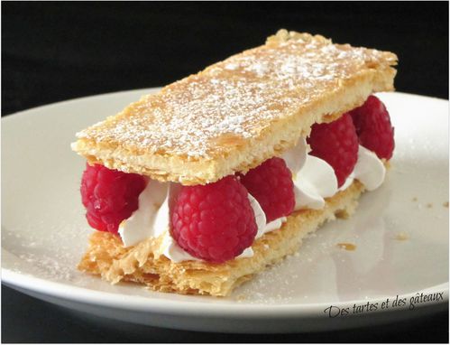 Mille - feuilles framboises 1