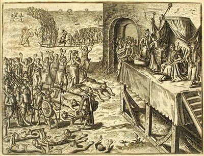 How the Portuguese appear before the King of Kong