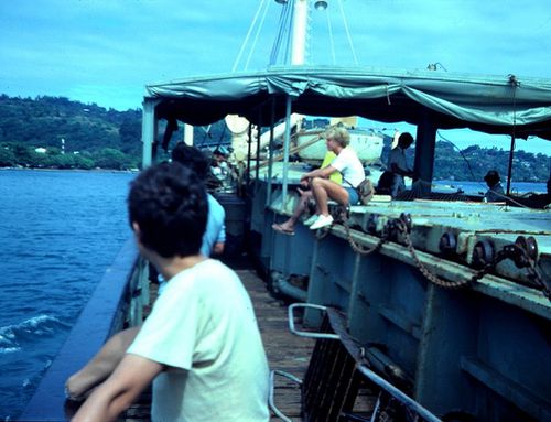 Appareillage du TAPORO Juillet 1982