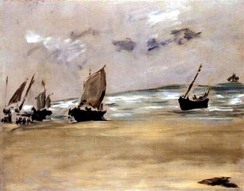 La plage de Berck - Edouard Manet