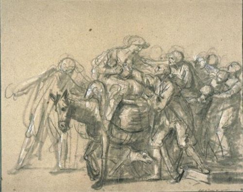009 GREUZE LE DEPART DE LA NOURRICE