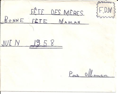 enveloppe fetemeres1958 rd