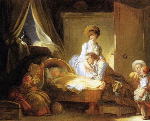 010 Jean-Honoré Fragonard - Visite à la nourrice