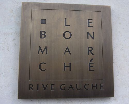 LOGOS du MAGASIN  Le BoN MaRcHé RiVe GaUcHe  - Le PARIS de POUPIE