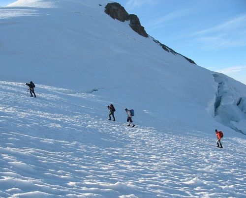 Nez du Liskamm montée