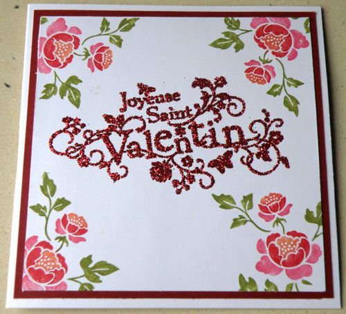 Carte Joyeuse Saint Valentin