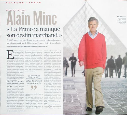 Alain Minc La France a manqué son destin marchand