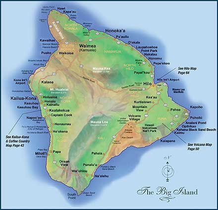 big island map