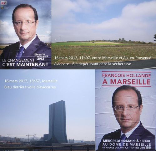 Vérité François Hollande affiches nuages de culture