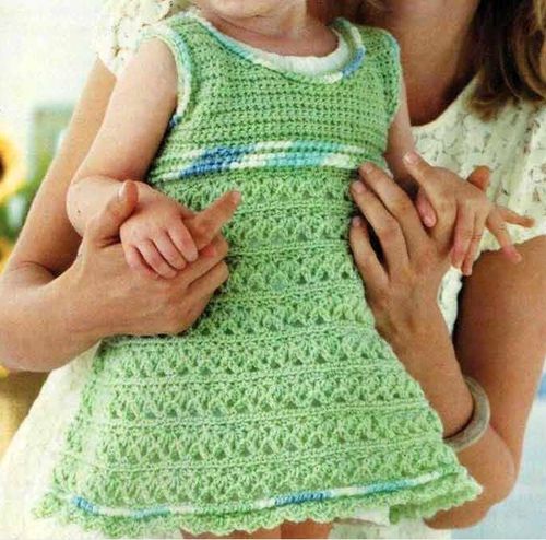 Robe bebe au crochet modele online gratuit