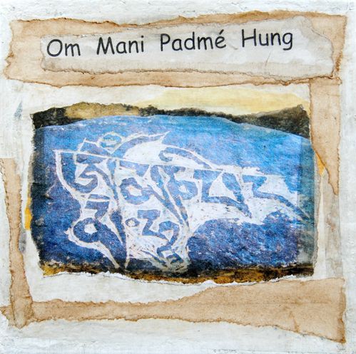 a)mantra Om mani padmé hung 20x20