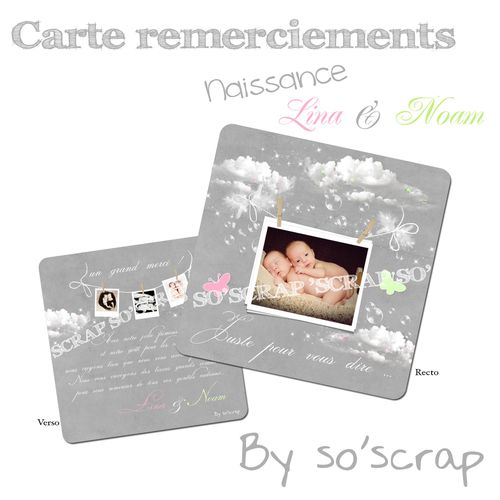 carte remerciements aurélie