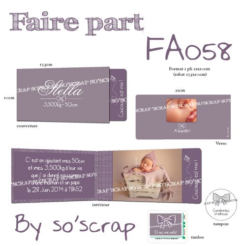 Faire-part FA058