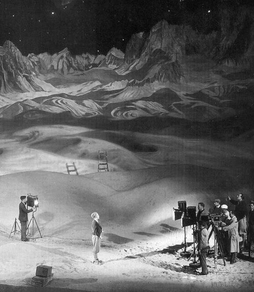 la femme sur la lune TOURNAGE