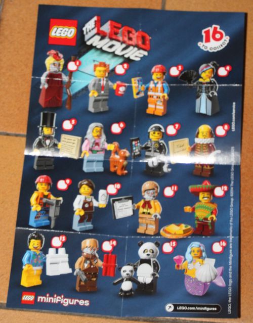 LEGO LegoMovie 71004 Liste01