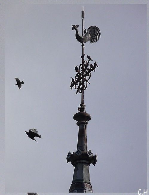 ciel clocher du jour