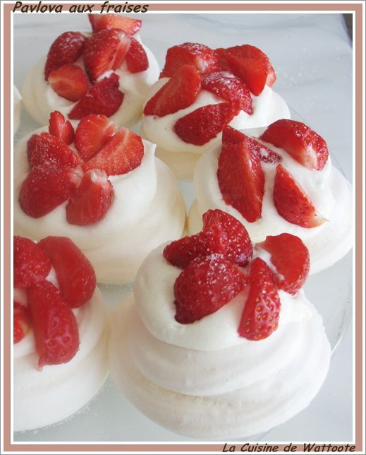 pavlova fraises