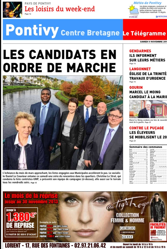 Les candidats en ordre de marche