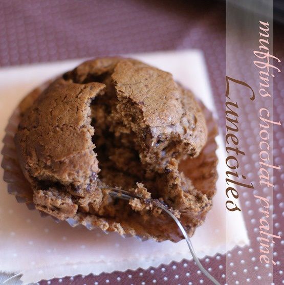 muffins chocolat praliné 1