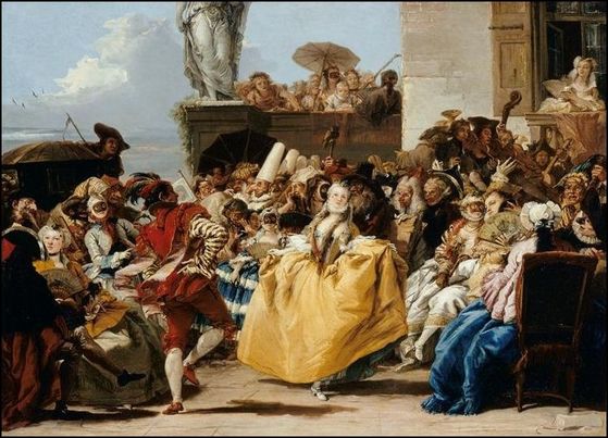 gian domenico tiepolo scene de carnaval menuet