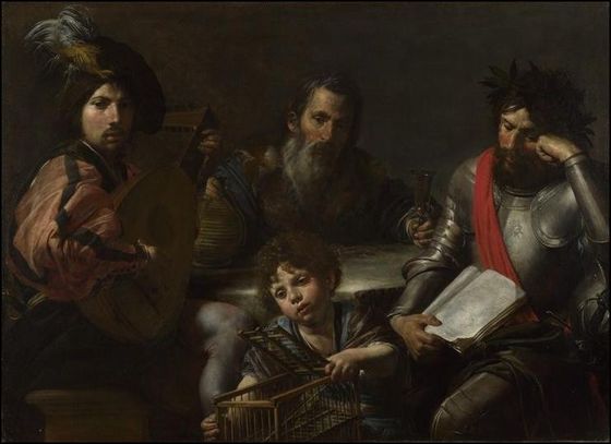 valentin de boulogne les quatre ages de la vie