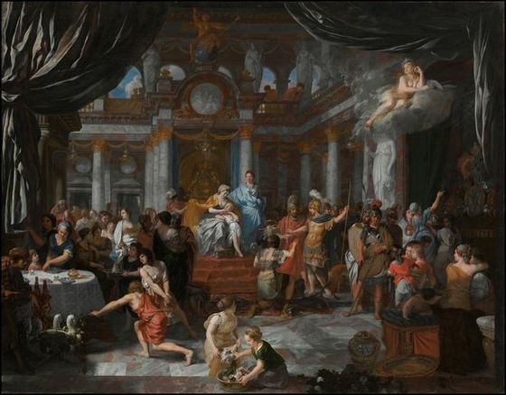 gerard lairesse enee au banquet de didon
