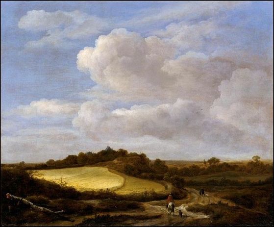 jacob van ruisdael champ de ble