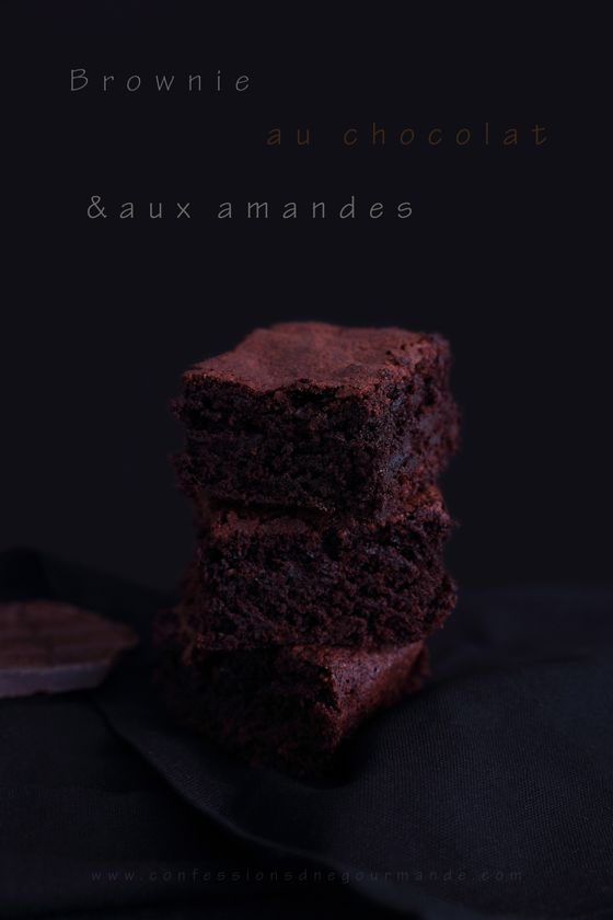 Brownie au chooclat et aux amandes site