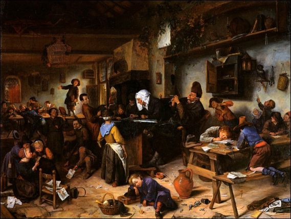 jan steen une salle de classe