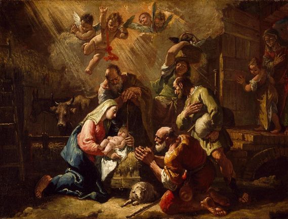 Francesco Fontebasso L'Adoration des bergers