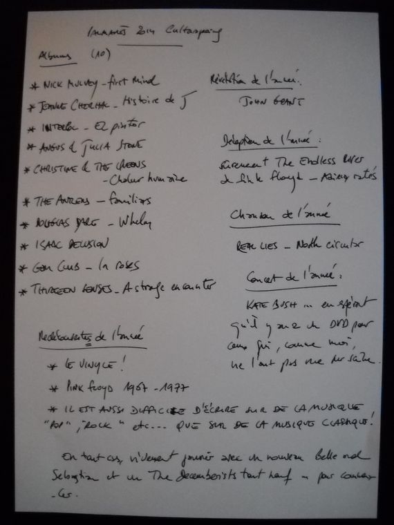 Albums 2014