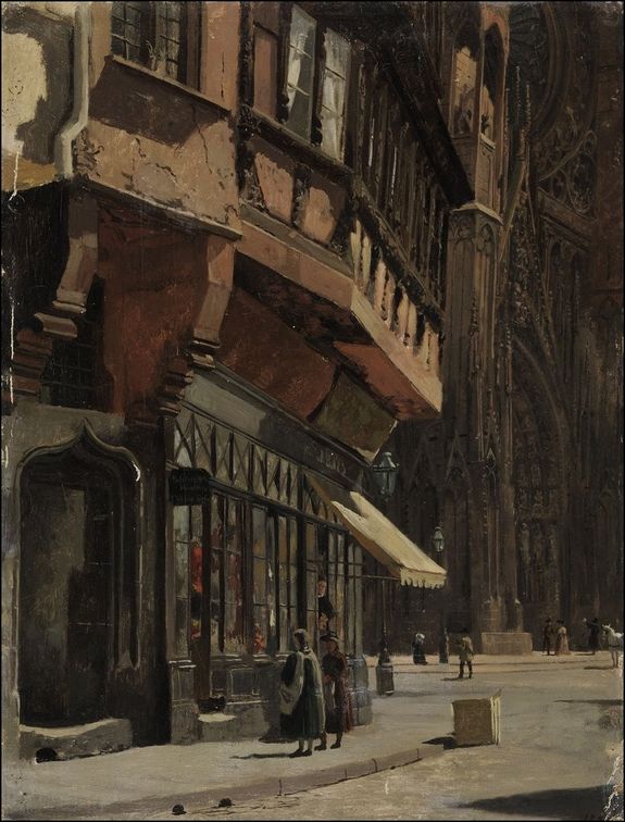 karl weysser maison kammerzell cathedrale 1873