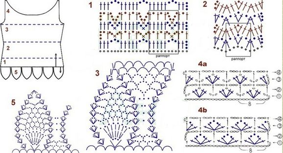 top blanc aux motifs ananas.