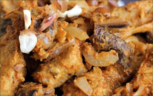 Seitan sauce saté (vegan) vegecarib1119