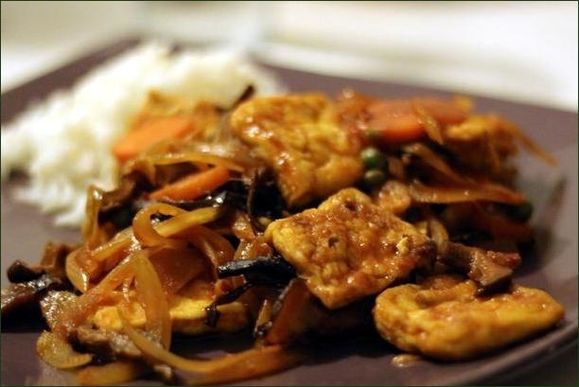 Tofu à l'aigre douce vegecarib 992