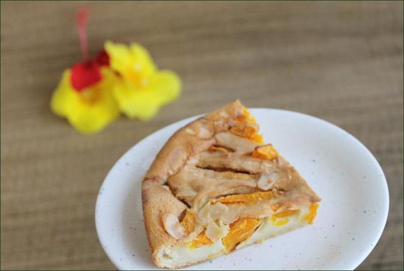 Clafoutis à l'abricot pays vegecarib1121