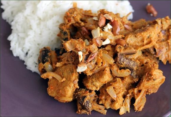 Seitan sauce saté (vegan) vegecarib1118