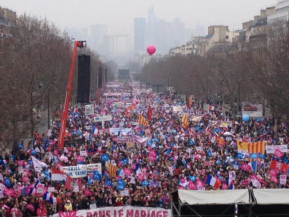 manifestation anti-mariage pour tous