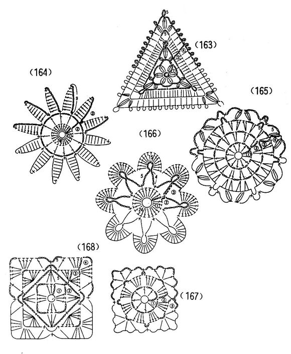 motifs 163 à 168.