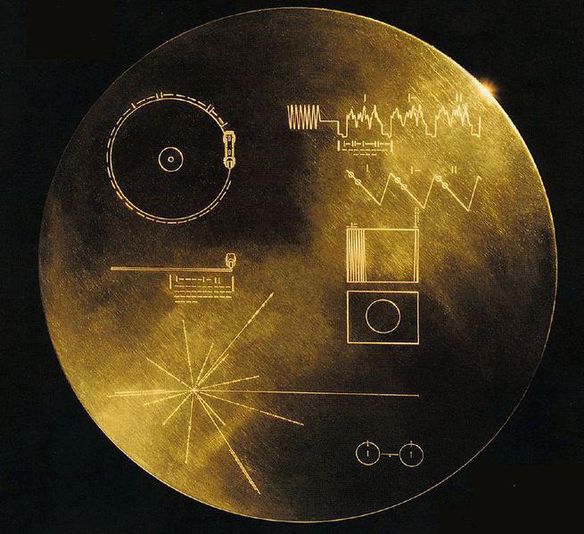 Golden record sonde Voyager 1 1977