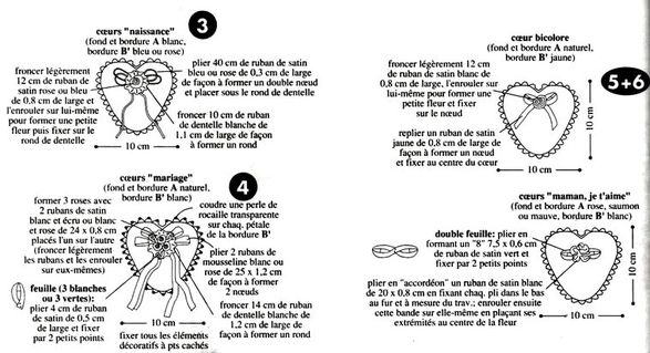 petits coeurs fleuris...