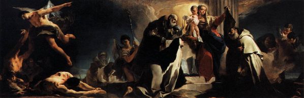 The Madonna of Carmel by TIEPOLO
