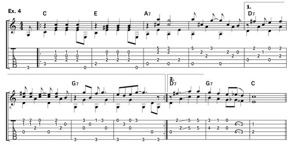 Example-4-Ragtime-Thumbroll-Acoustic-Blues-Guitar-Basics