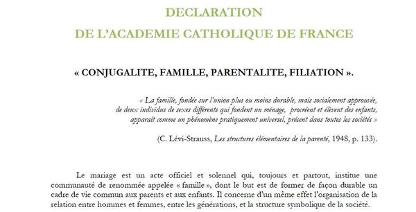 Déclaration Académie 2