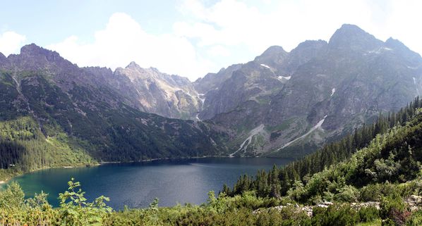 photo panorama rando à zakopane lac Morskie Oko