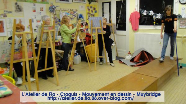 Muybridge-Peinture-Croquis-Mouvement-Atelier de Flo 2