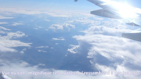 Vue du ciel - iceberg
