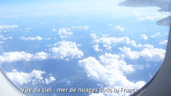 vue du ciel - mer de nuages