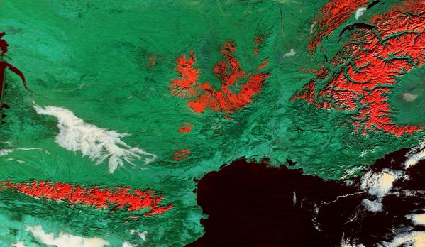 Terra - MODIS - Anticyclone - Neige - 08-12-2013 - 367