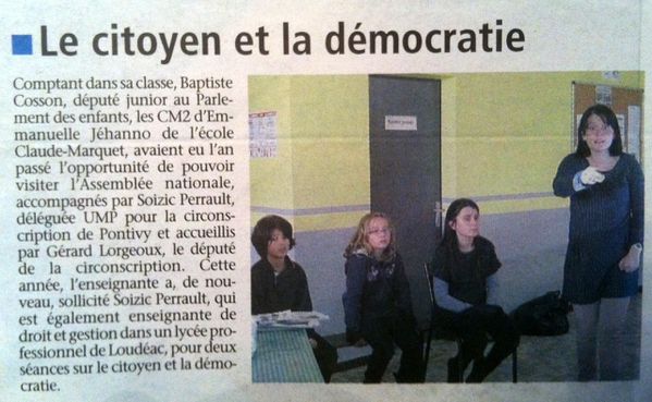 le citoyen et la démocratie - pontivy journal 2- 12 -11
